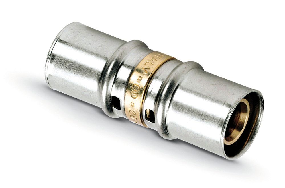 Systempex Raccord Droit Réduit Tube Alu Raccord À Sertir 63-50