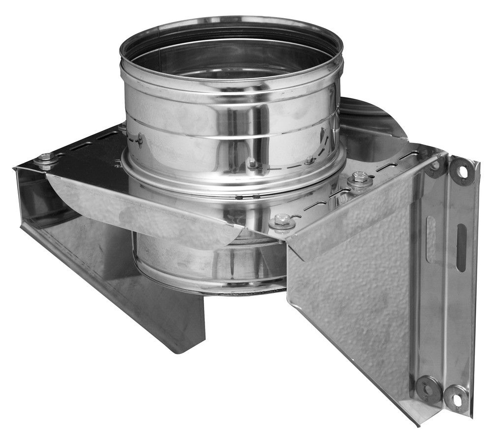 Dinak SW06 853 Support Mural Élément Court D150 INOX 316L Triangulaire R1MM