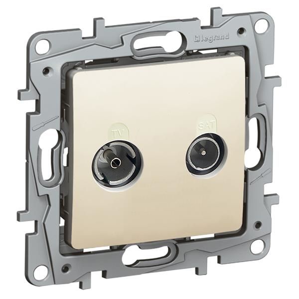 Niloé prise TV / FM terminale 10dB Crème à griffes