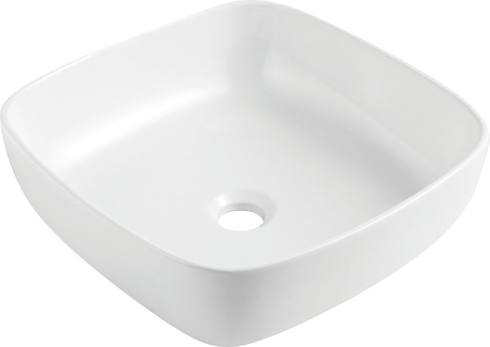 GO BY Van Marcke Anubis Lavabo À Poser 40×40 CM Blanc