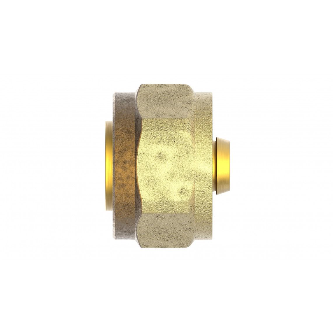 988917155 Screw connection, brass, 16 mm x 1/2" female, clamp fitting for multilayer pipe vue 2