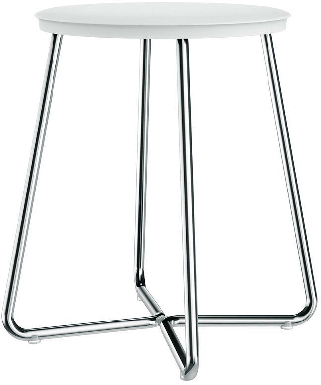 TABOURET ARCHITECT COSMIC CHROME/BLANC