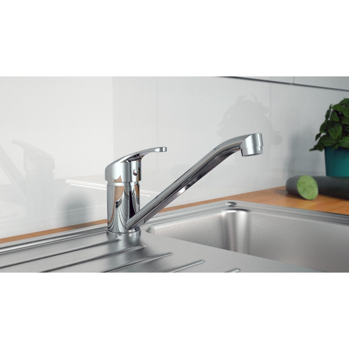NI182CR GRANDE VITA CLASSIC Sink mixer, chrome vue 3