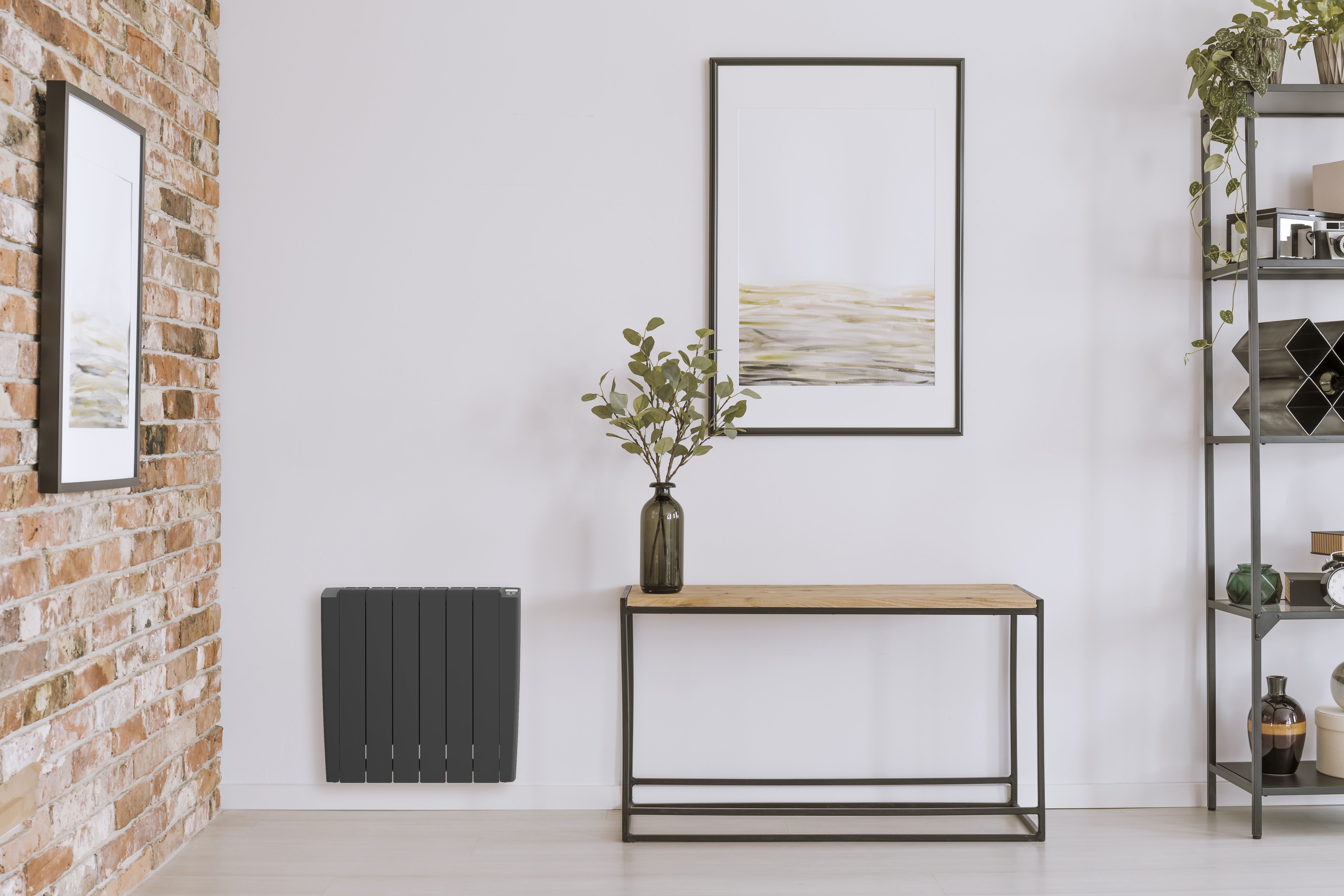 STELRAD ALU SIMPLE DRY - RADIATEUR ÉLECTRIQUE - HORIZONTAL - 580X1080MM - 2000W - GRIS ANTHRACITE vue 2