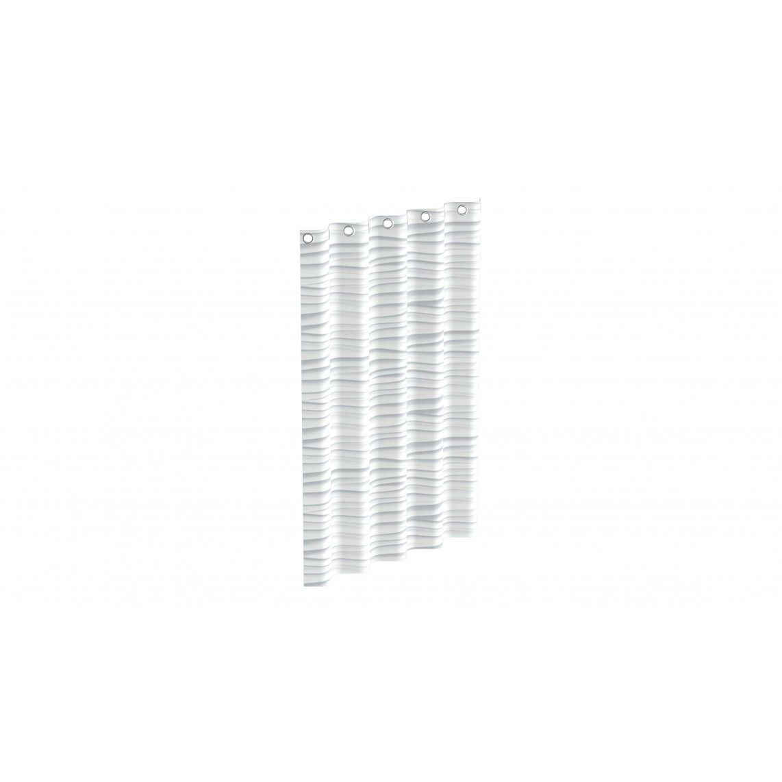 BA0401 Douchegordijn, White Wave vue 3
