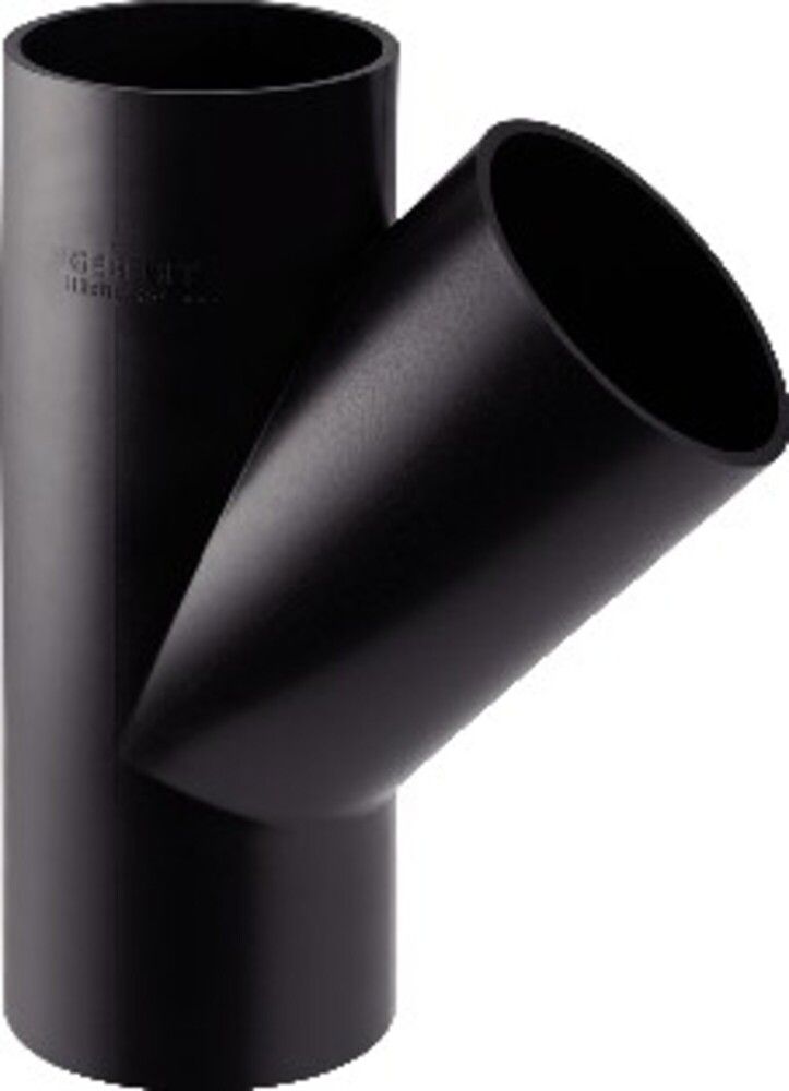 Geberit Décharge PE TÉ Simple 45° D=250MM, D1=200MM