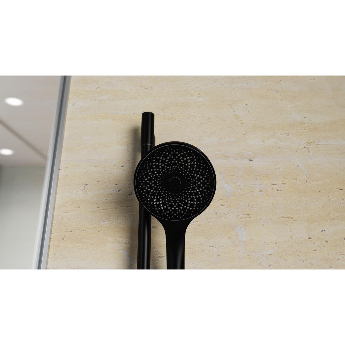 64996 CAPRI Shower rail set, black matt vue 8