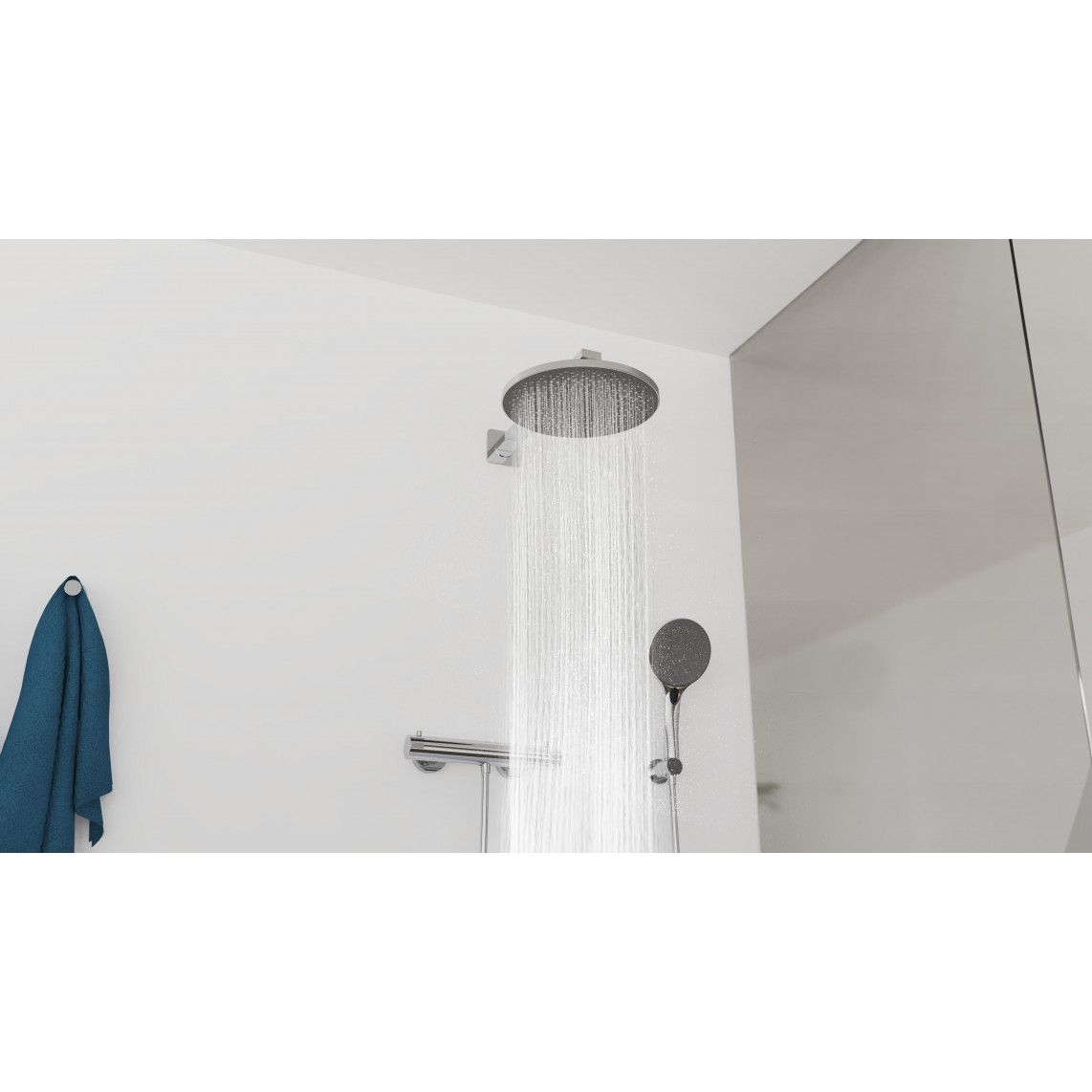 69291 CAPRI Hoofddouche, chroom/antraciet vue 6