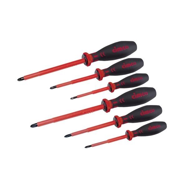 Assortiment tournevis PH + PZ 6 pièces