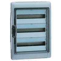 Coffret étanche 3 x 12 modules avec bornier - IP65 - Plexo
