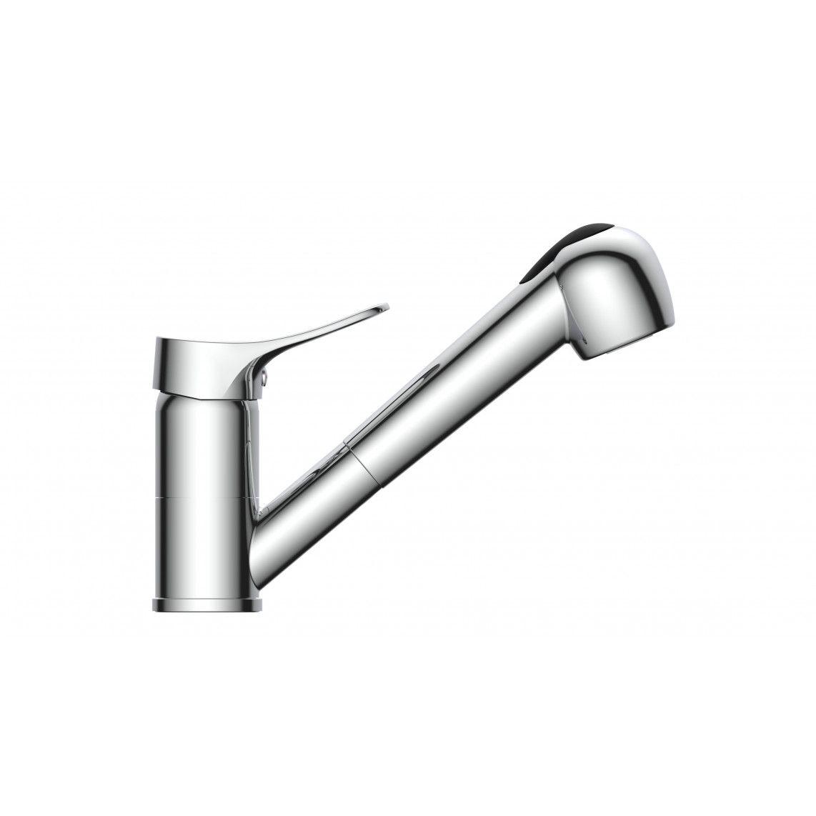 NI183VECR-LP VERONA Sink mixer low pressure, chrome, with pull-out sprayer vue 3