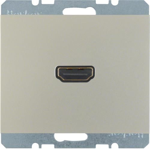 Prise Hdmi Berker K.5 Inox, laqué
