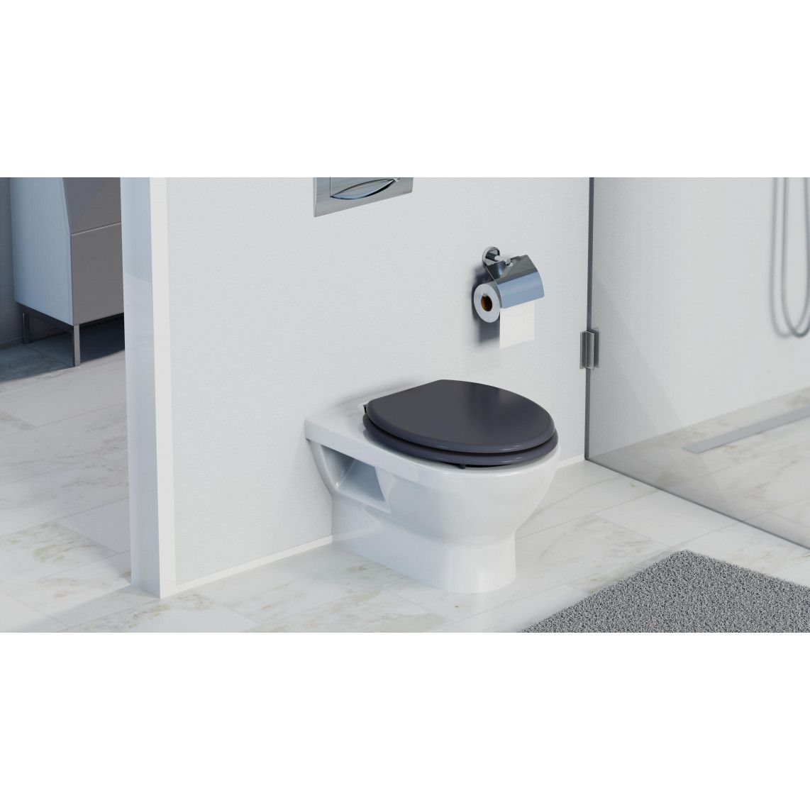80104 MDF WC-zitting SPIRIT ANTHRAZIT, met valrem vue 11