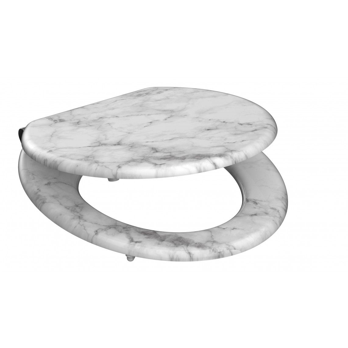 80194 MDF Toilet seat MARMOR STONE, with soft close vue 3