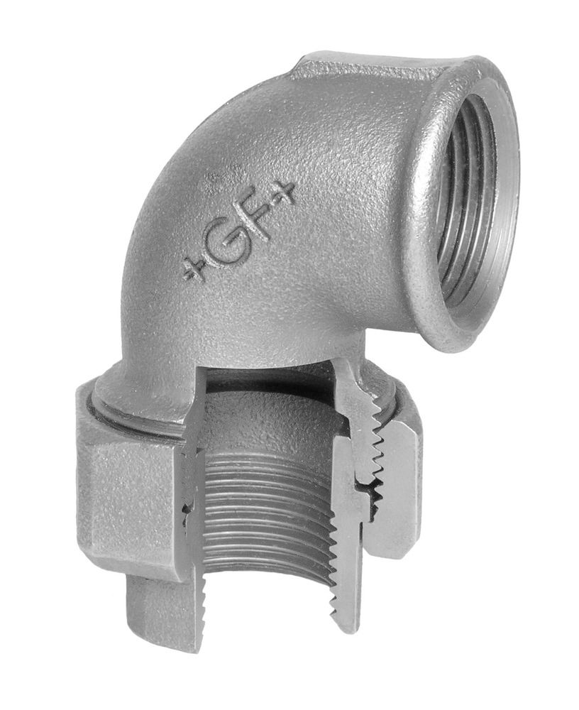 Georg Fischer galvanisé nr.96 coude Raccord 90° FF 3/4"