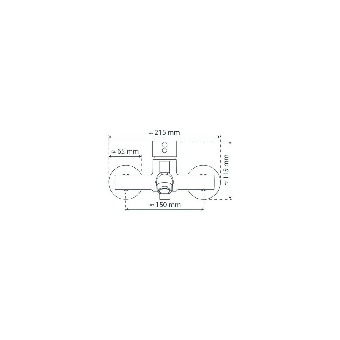 35930 LAURANA Bathtub mixer, chrome vue 2
