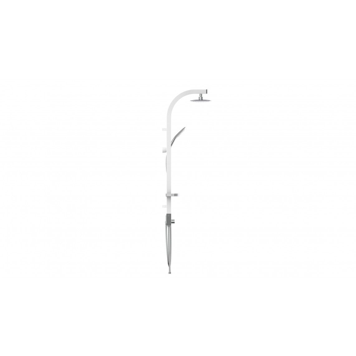 60065 MADAGASKAR Regendouche set, wit/chroom vue 3