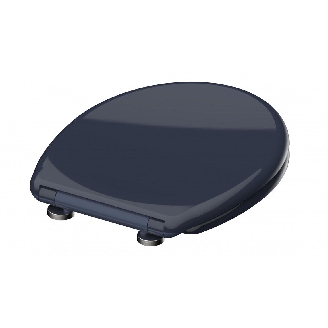82304 Duroplast WC-zitting ANTHRAZIT, met valrem en afneembaar vue 5