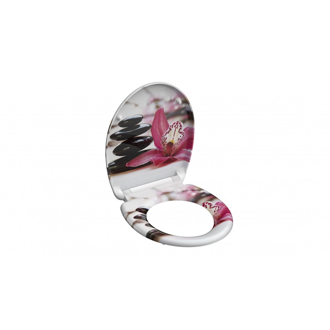 82376 Duroplast WC-zitting WELLYNESS, met valrem en afneembaar vue 3