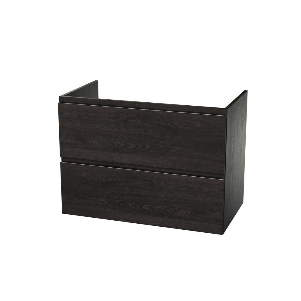 Van Marcke Fortitudo Due Sous-meuble B800XH650XD495MM 2TIROIRS Chocolat