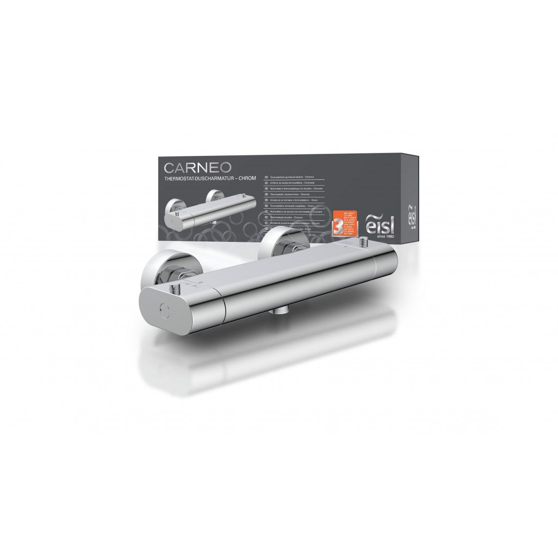1230090 CARNEO Thermostatische douchekraan, chroom vue 4