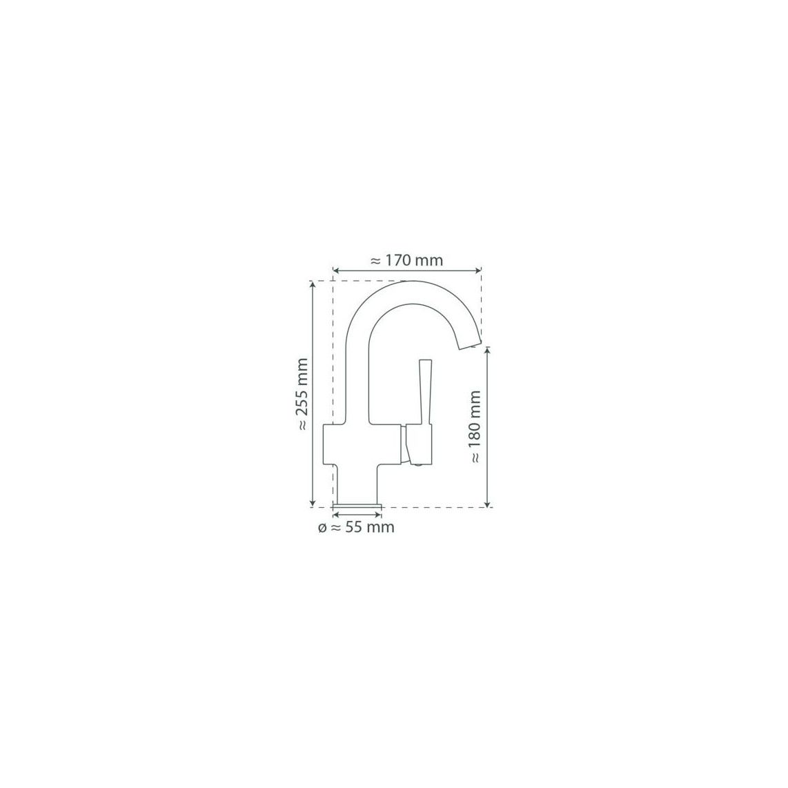 79010 CORNWALL Mitigeur lavabo, chromé vue 10