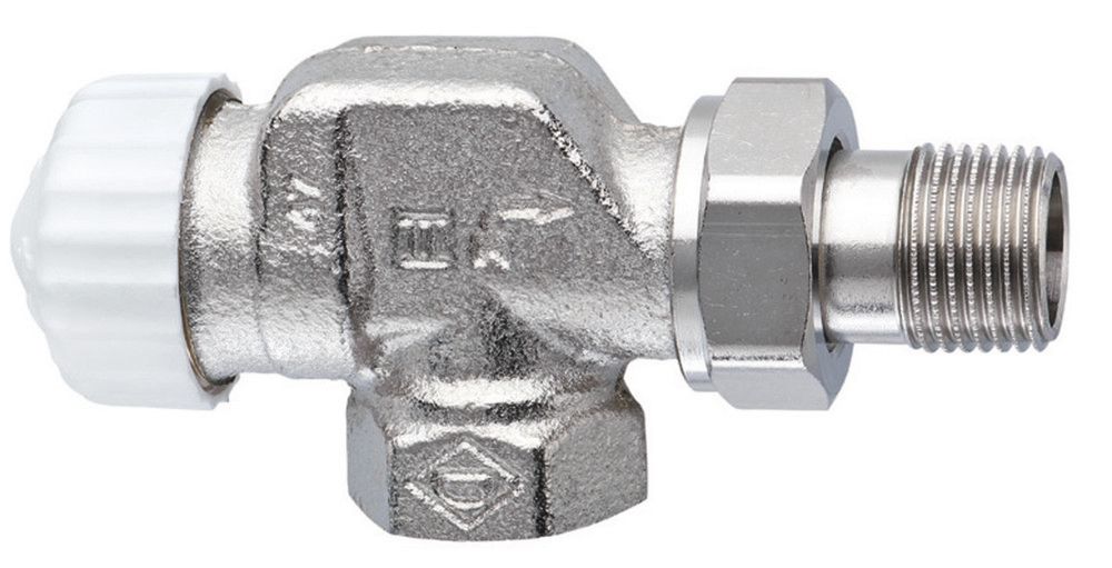 Heimeier V-Exact II thermostatisch kraanlichaam haaks verkeerd 3/8"F
