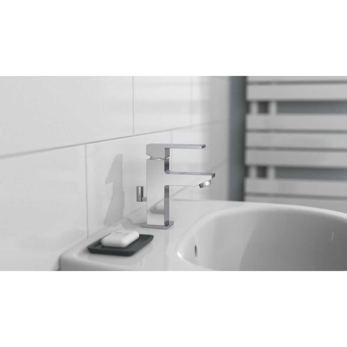24110 TOKYO II Wash basin mixer, chrome vue 6