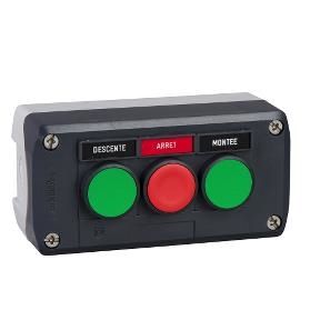 Boîte à boutons XAL-D - trois fonctions - 1 O + 2 F
