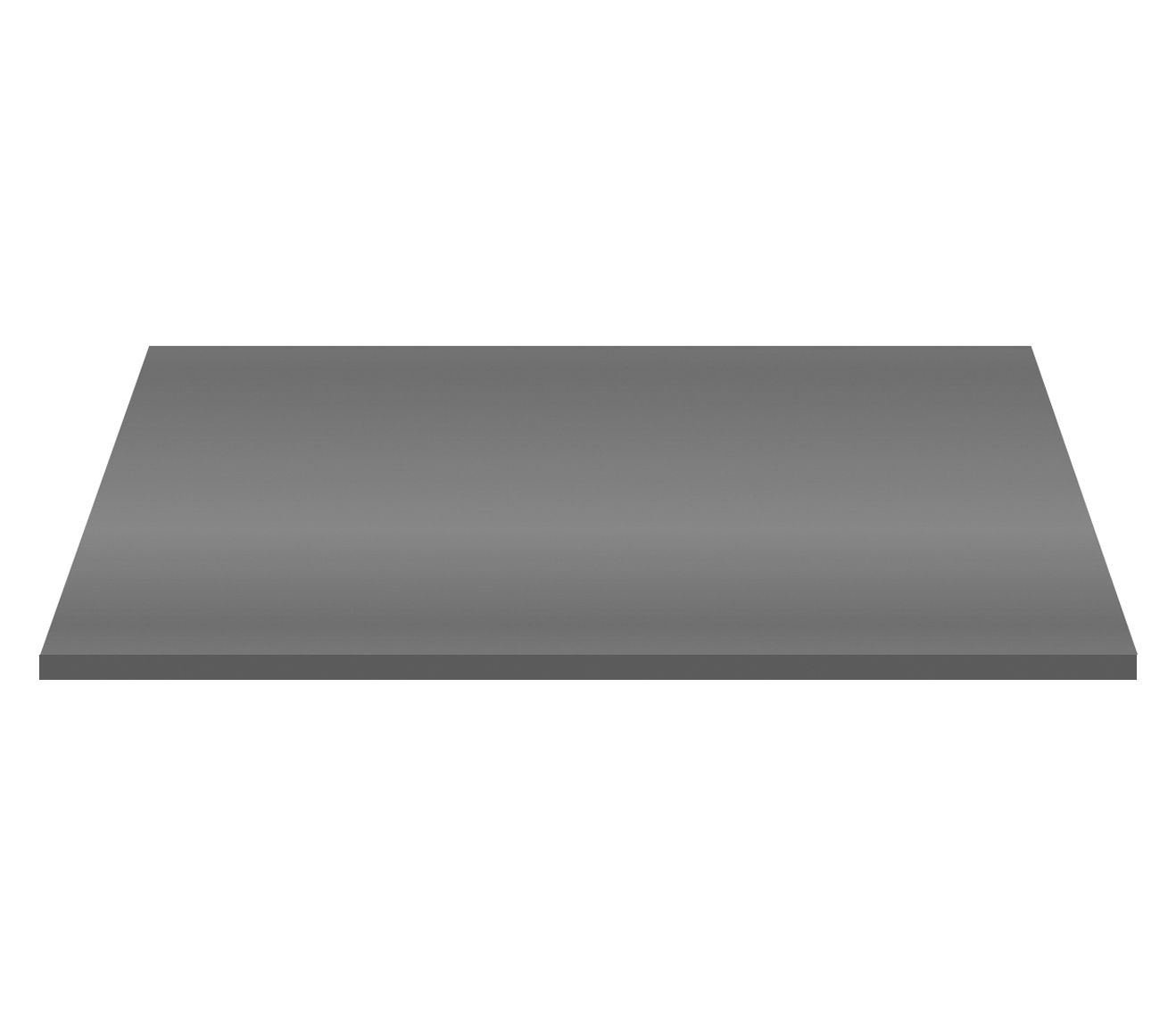 Aloni Tablette EN Mdf (96.4×45.5×2.6 Cm) - Gris Brillant