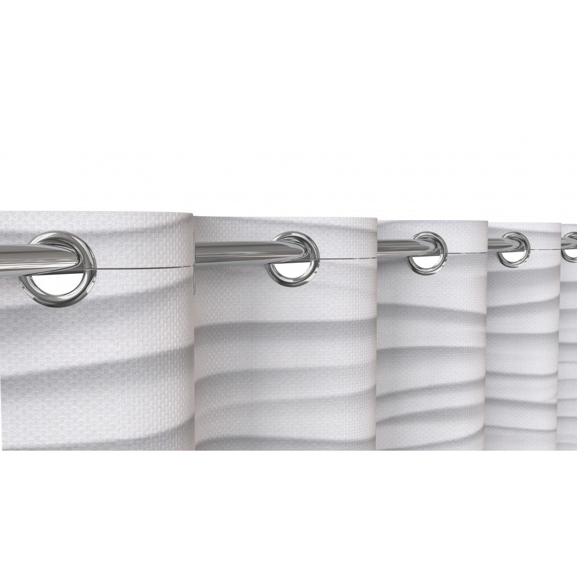 BA0401 Douchegordijn, White Wave vue 7