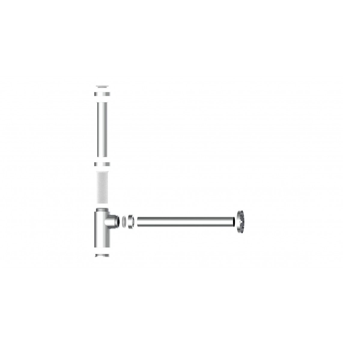 98166210 DS-5WK siphon à bouteille, chromé, 1 1/4" x 32 mm vue 7