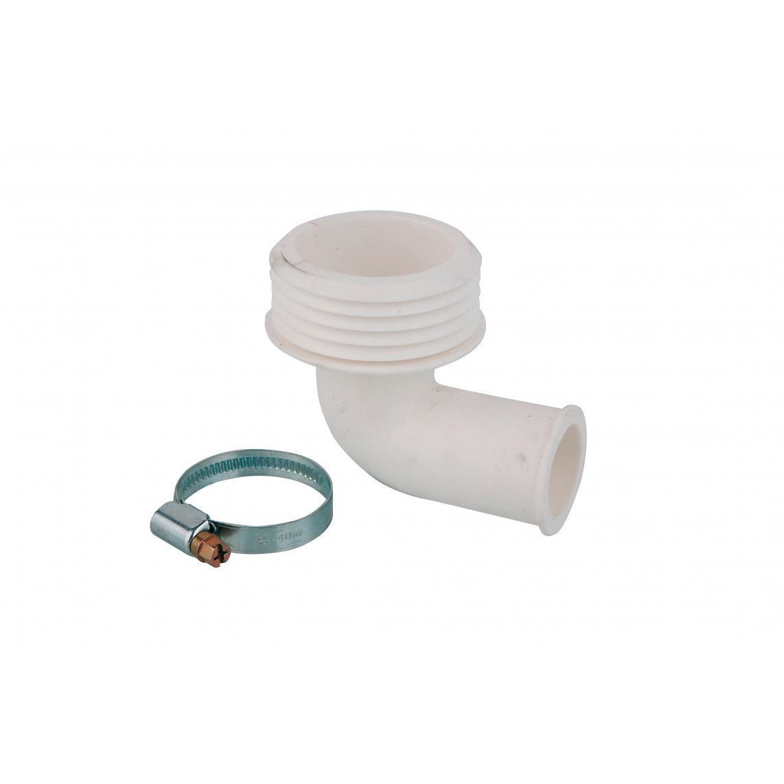 988246149 raccord chasse coudé, blanc, pour 26/28 mm