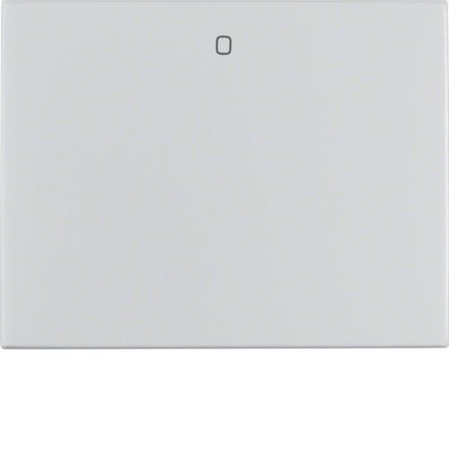 Touche avec inscription « 0 » Berker K.5 Alu