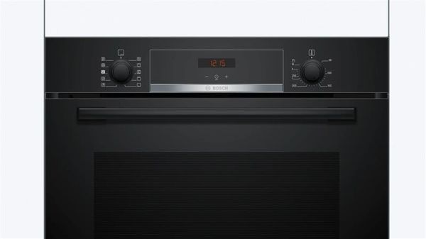 Four serie 4 multifonction 60cm, classe A+, 8 modes de cuisson, Added Steam, EcoClean, display Rouge