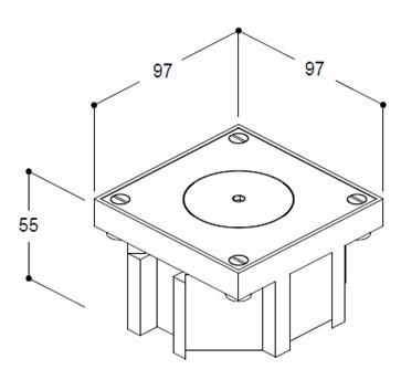 Prise de sol IP64 - 1 x RJ45 UTP cat6