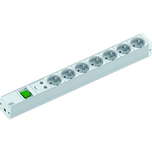 19 1HE 7 x UTE 1 x interrupteur 1 x Protection surtension