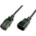 Cordon d'alimentation de 3m  IEC C13 - IEC C14  - 250V Noir