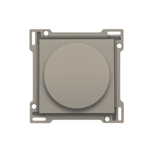 Set de finition pour variateur à bouton rotatif ou régulateur de vitesse, incl. bouton rotatif, couleur bronze coated