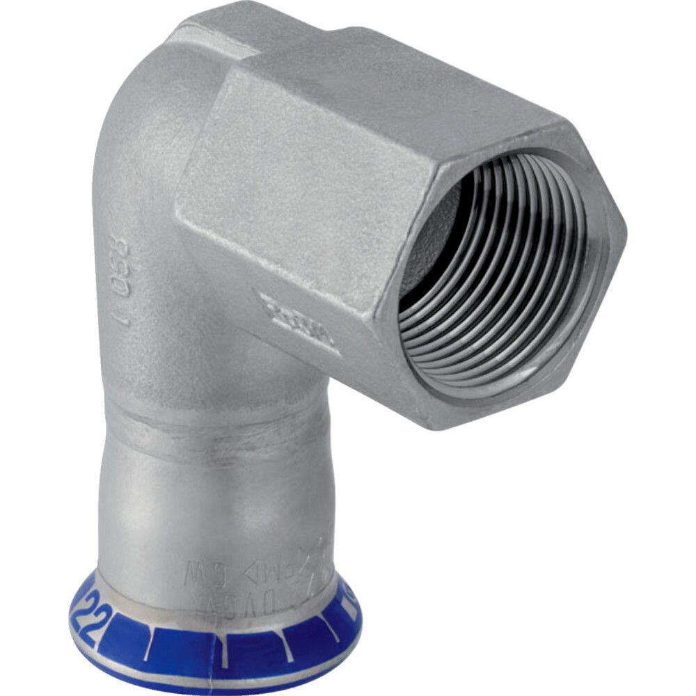Geberit Mapress Inox-eau Coude Équerre 90° Avec Filetage Intérieur 18-1/2”F