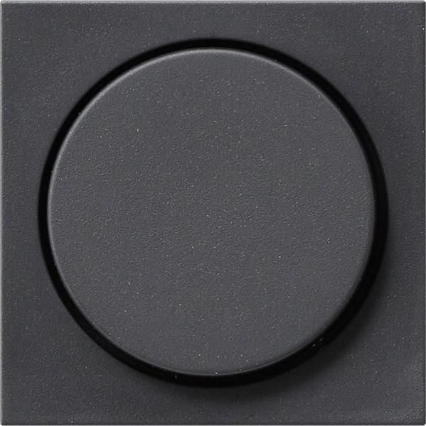 Cache avec bouton pour variateur et potentiomètre électronique Anthracite