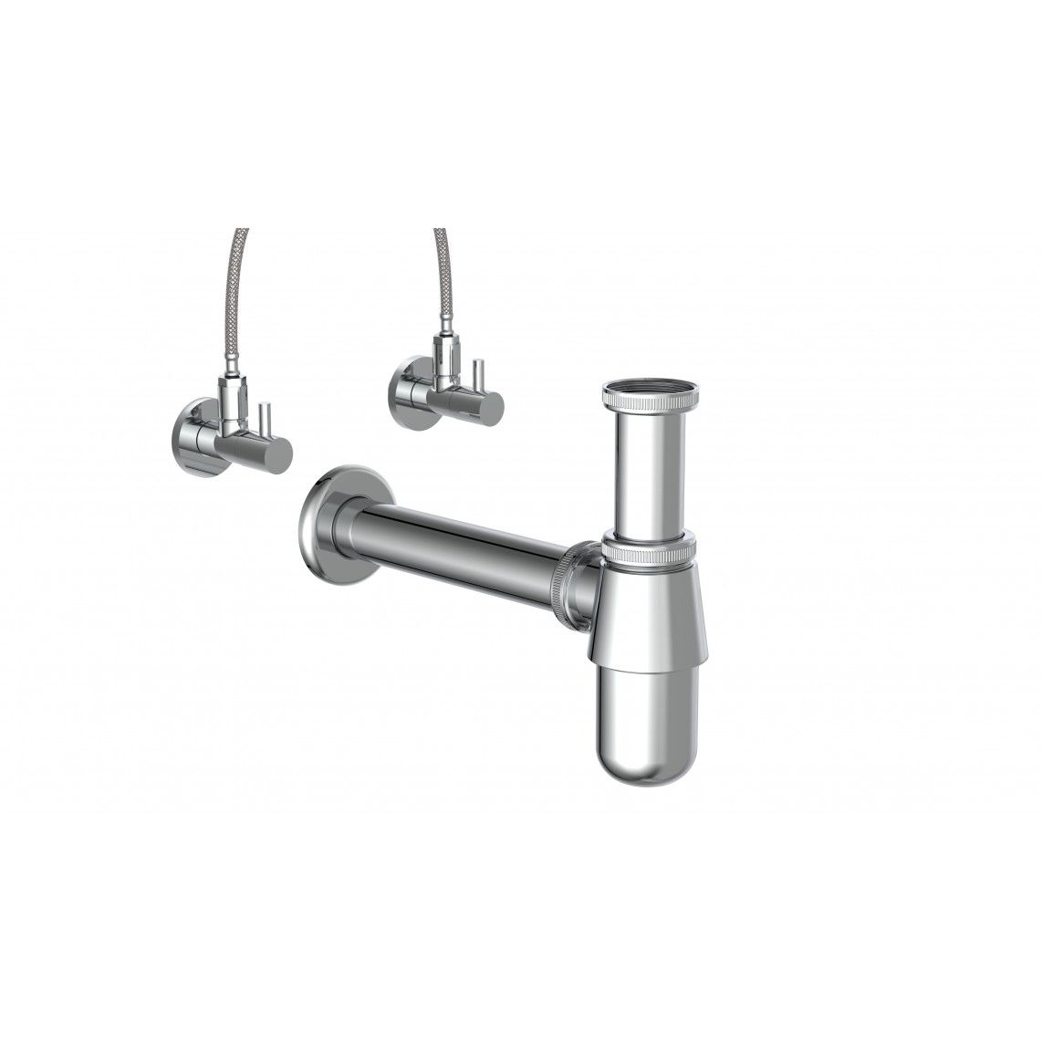 98803110 Bottle trap, chrome, 1 1/4" x 32 mm vue 2