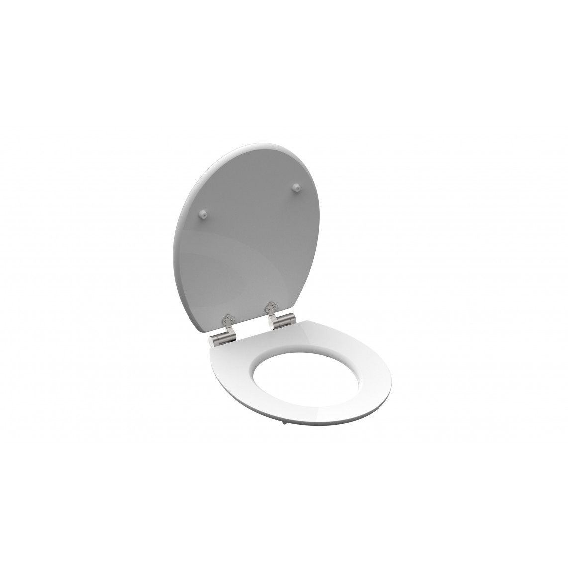 80548 MDF HG Toilet seat POLAR LIGHTS, with soft close vue 4