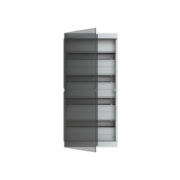 Coffret de distribution Fix-o-Rail 150 4 rangées 72 modules avec porte transparente