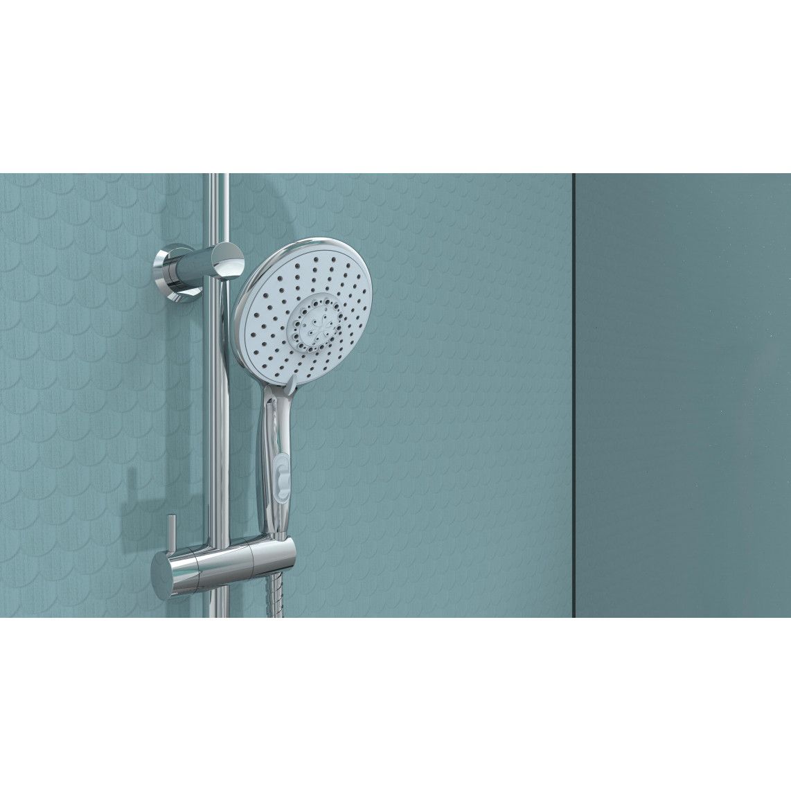 DX6081 COOL Hand shower, chrome vue 3
