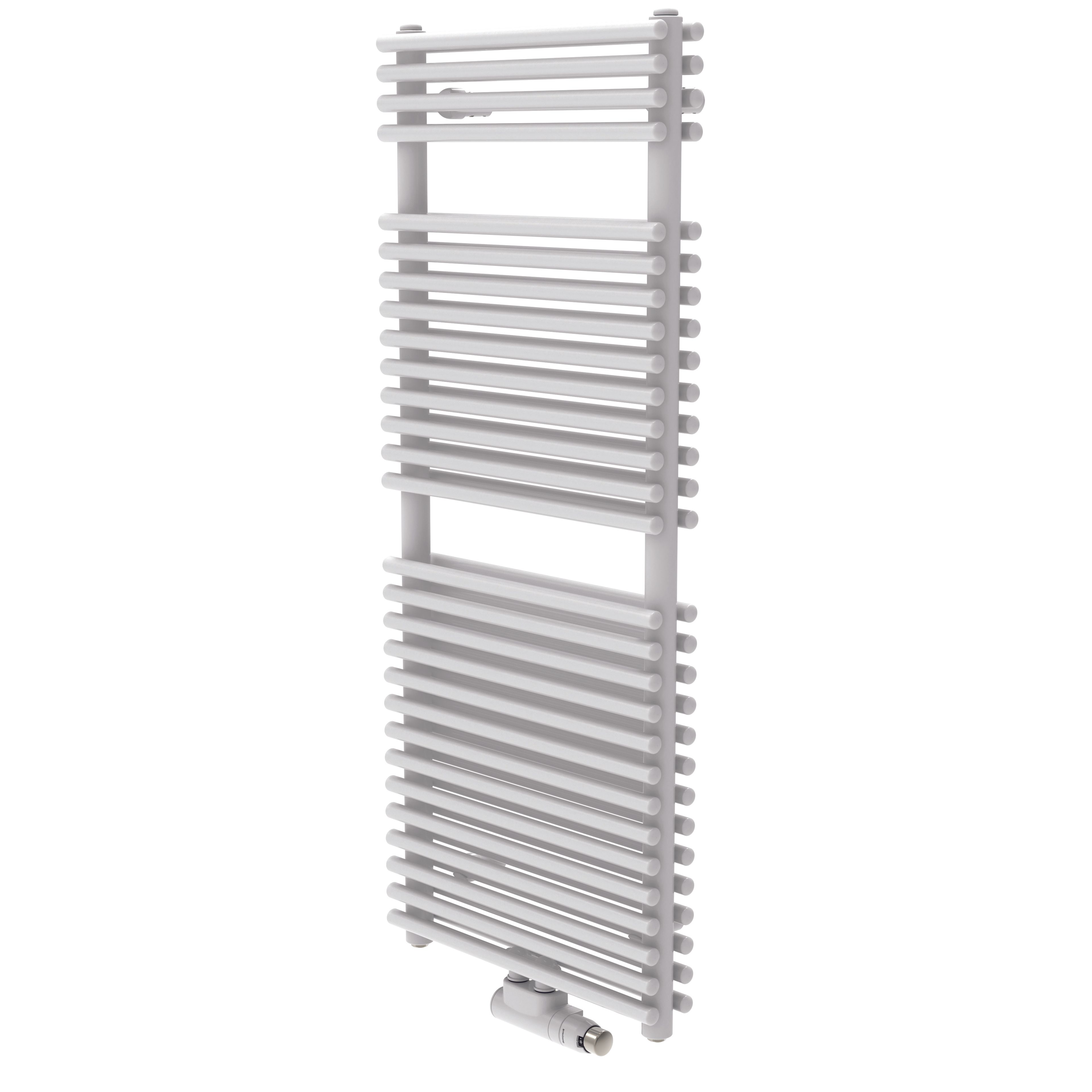 BELRAD DOUBLE RADIATEUR SÈCHE-SERVIETTES RACCORDEMENT CENTRAL BLANC 1791X600 1402W - BLANC vue 3