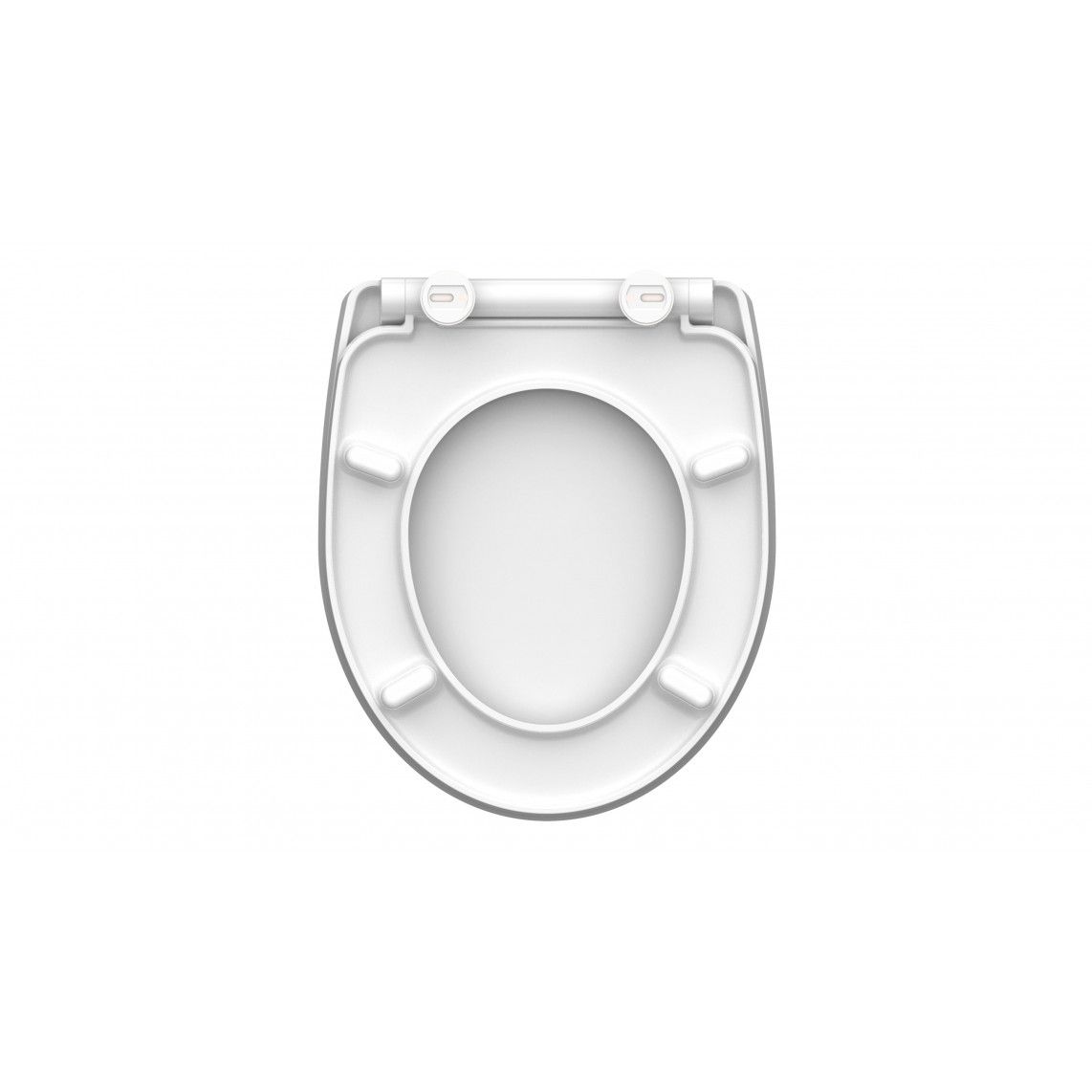 82586 Duroplast HG Toilet seat GRAZY SKULL, with soft close and quick release vue 5