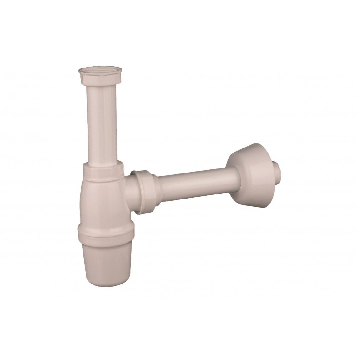 988034418 CHE Bottle trap, plastic, white, 1 1/4" x 40 mm