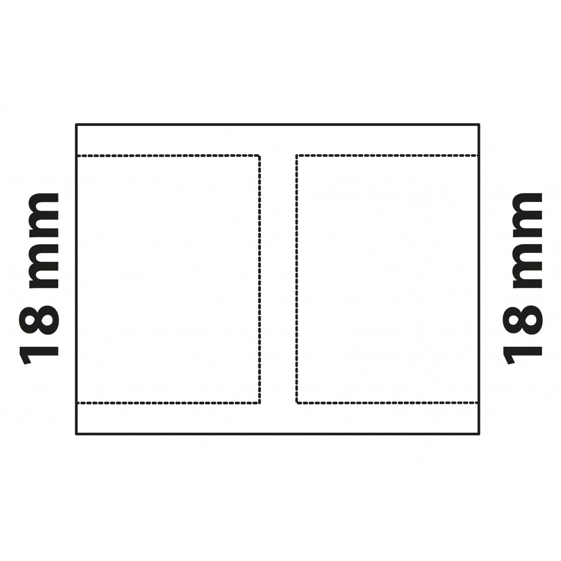 989094017 CU dubbele mof, blanco, 18 mm, 2 mofen, (5270) vue 3