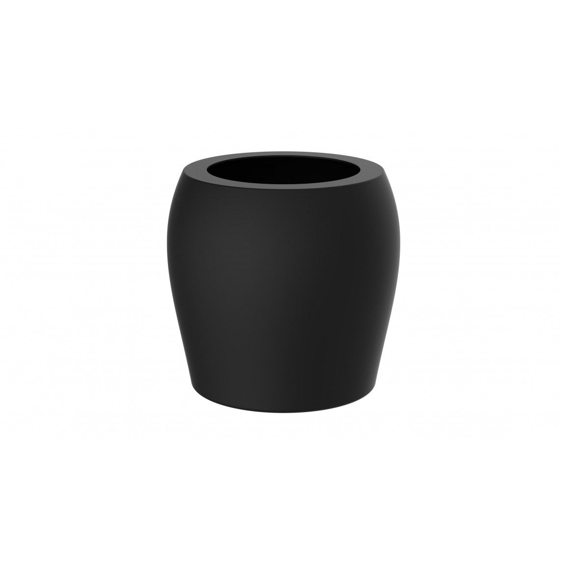 BA0102 Toilet brush holder, black matt vue 3
